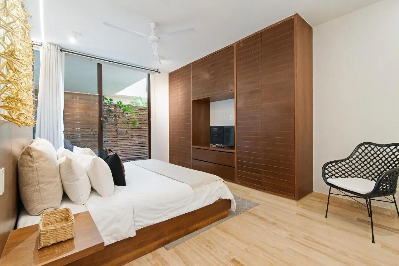 103 Cozy Apartment With Private Terrace 2 Bedroom 2 Ba Τουλούμ 0*,  Μεξικό